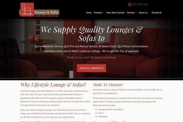 Lifestyle theme site design template sample