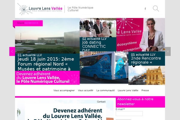 louvrelensvallee.com site used Magazine