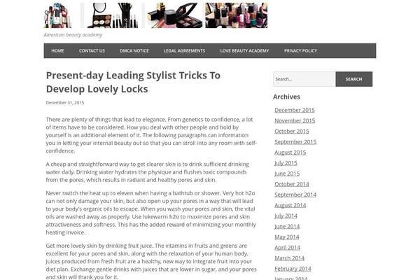 Minimize theme site design template sample