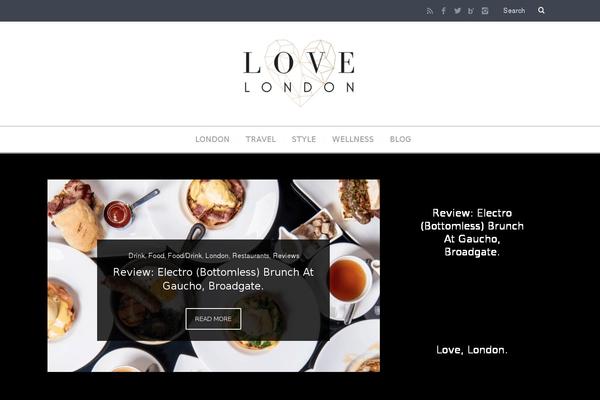 Zeen theme site design template sample