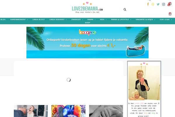 The Voux theme site design template sample