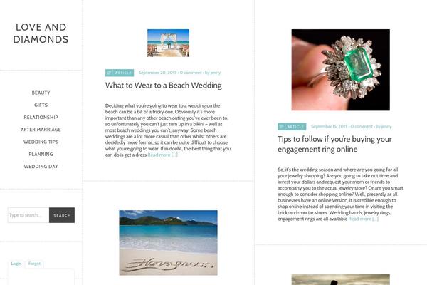 Namba theme site design template sample