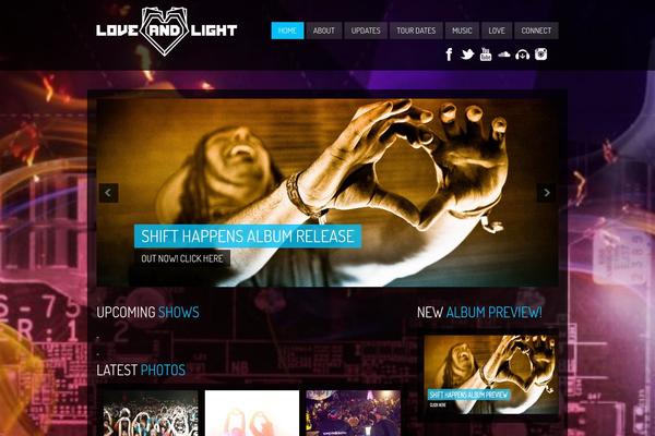 Clubber theme site design template sample