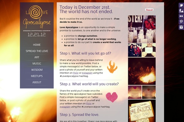 loveapocalypse.com site used Zeus