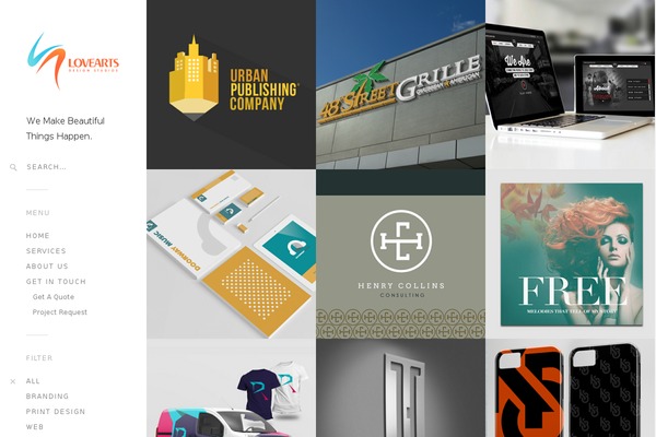 Omm theme site design template sample
