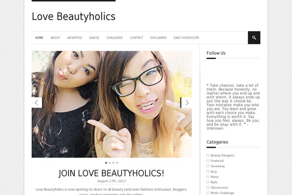 lovebeautyholics.com site used Beverly