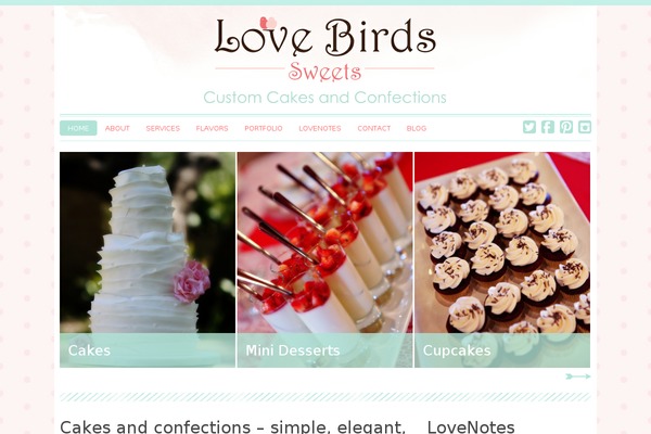Chamomile theme site design template sample
