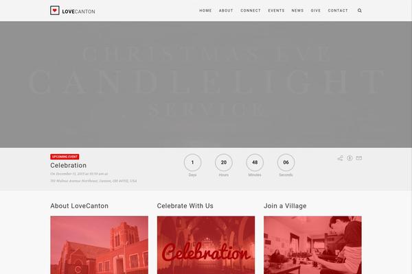 Adorechurch theme site design template sample