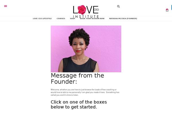 The Voux theme site design template sample