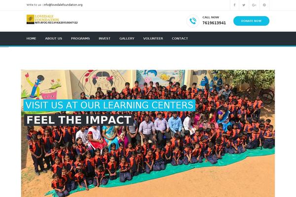 lovedalefoundation.org site used Lovedale