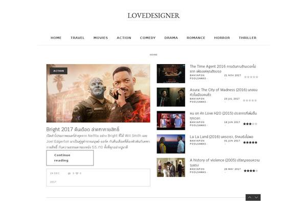Magazinevibe theme site design template sample