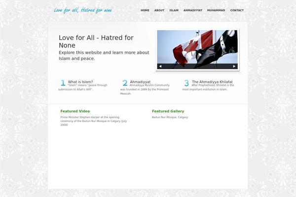 Concept theme site design template sample
