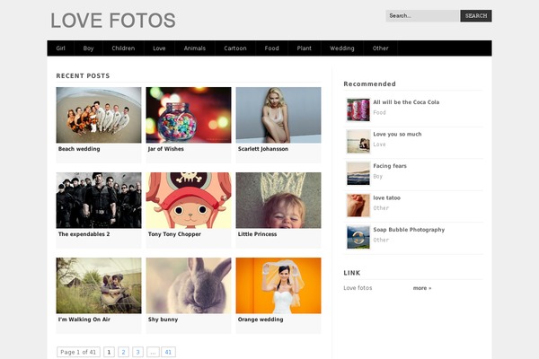 A Supercms theme site design template sample