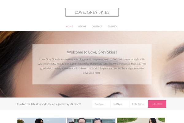 Charming theme site design template sample
