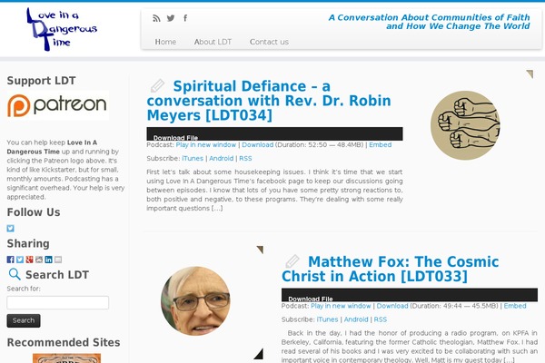Site using Disqus Recent Comments Widget plugin