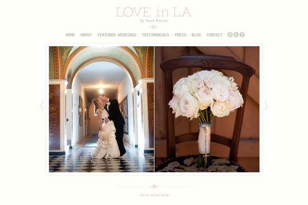 loveinlaevents.com site used Dandelion v.2.6.8
