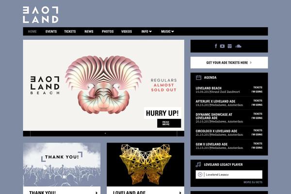 Loud theme site design template sample