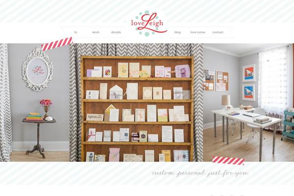 loveleighinvitations.com site used Loveleigh