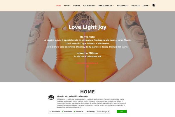 Vega theme site design template sample