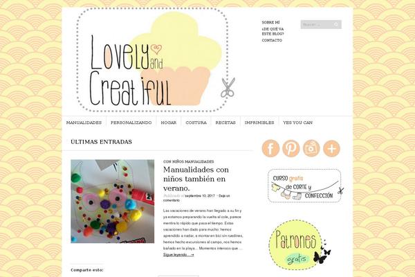 lovelyandcreatiful.com site used Sight-wpcom
