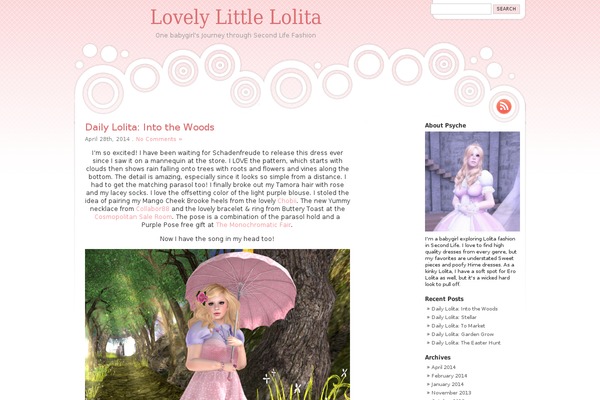 lovelylittlelolita.com site used Pretty Theme