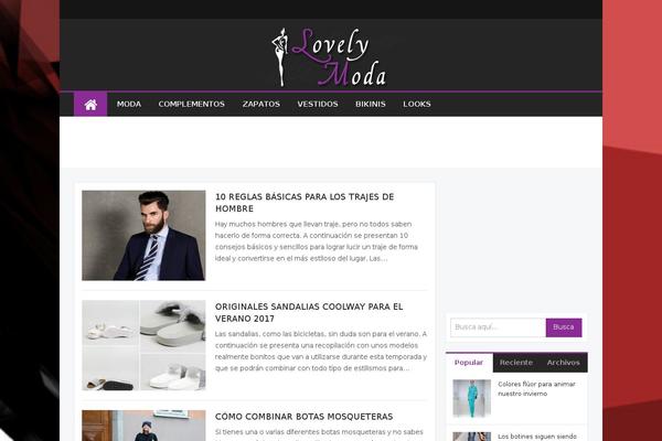 Bzine theme site design template sample