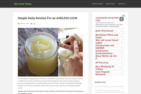 Picturesque theme site design template sample