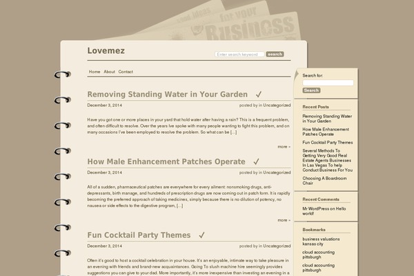 Sketchpad theme site design template sample