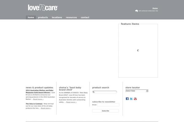 Default theme site design template sample