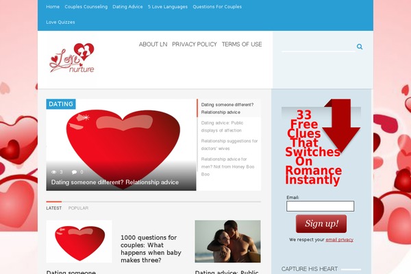 AquaMag theme site design template sample