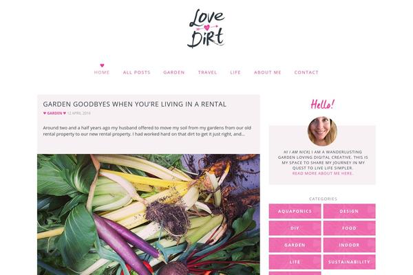 loveofdirt.com.au site used Loveofdirt
