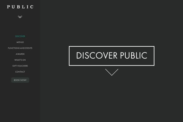 Public theme site design template sample