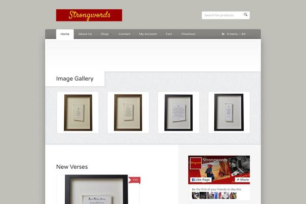 Wootique theme site design template sample