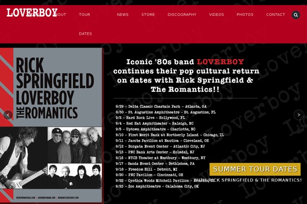 JamSession theme site design template sample