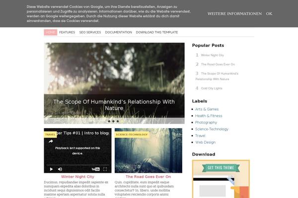 TheStylist theme site design template sample