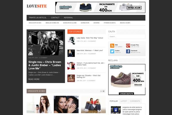 Publisher theme site design template sample
