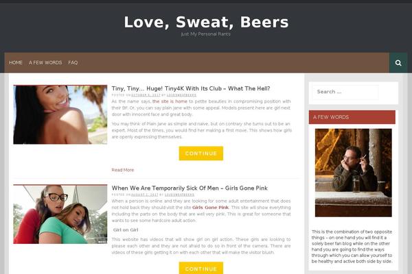 Synapse theme site design template sample