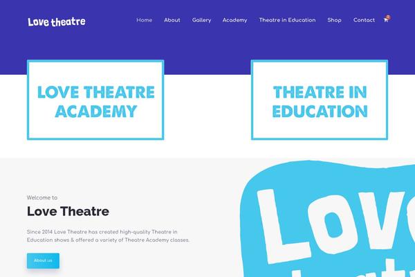 Infinite theme site design template sample