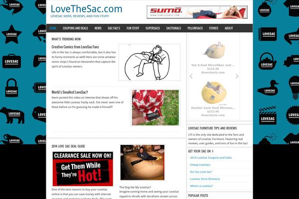 News theme site design template sample
