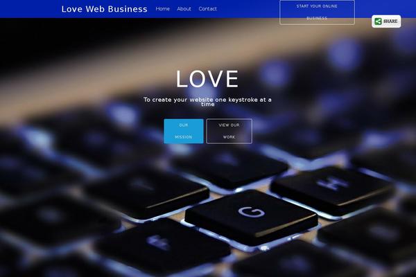 Site using The Social Links plugin