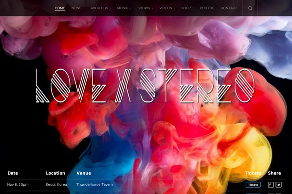 Trio theme site design template sample