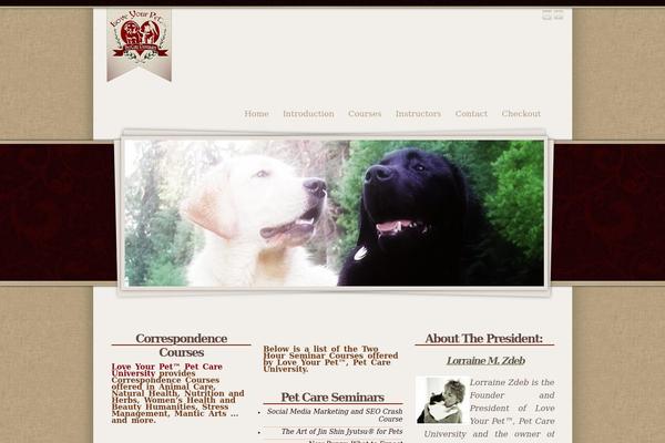loveyourpetuniversity.com site used Wpa-parade-1.4.3.1