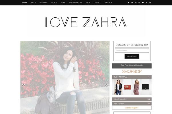 Site using Shopbop Widget plugin