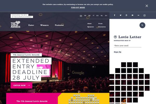 Site using Kadence-simple-share plugin