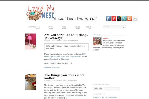 Platform theme site design template sample