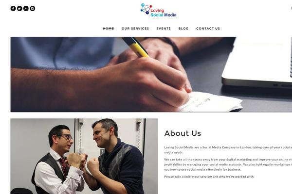 KLEO theme site design template sample