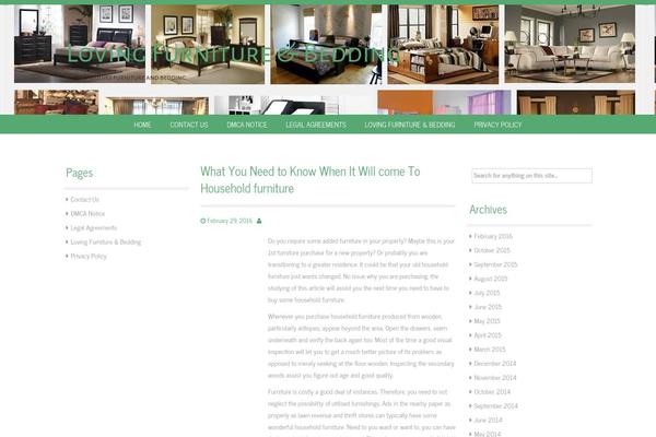 Reizend theme site design template sample