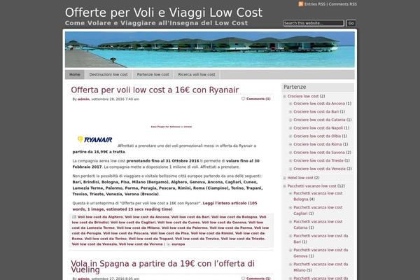 Panorama theme site design template sample