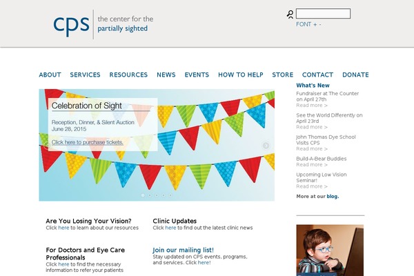 Cps theme site design template sample