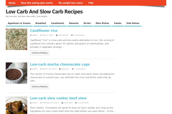 MesoColumn theme site design template sample